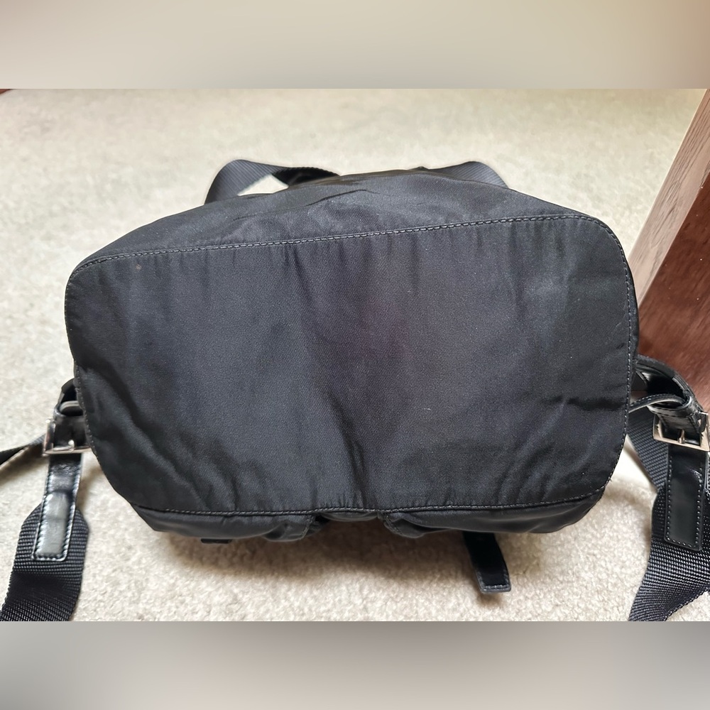 Authentic Prada Black Backpack Personalized With … - image 2